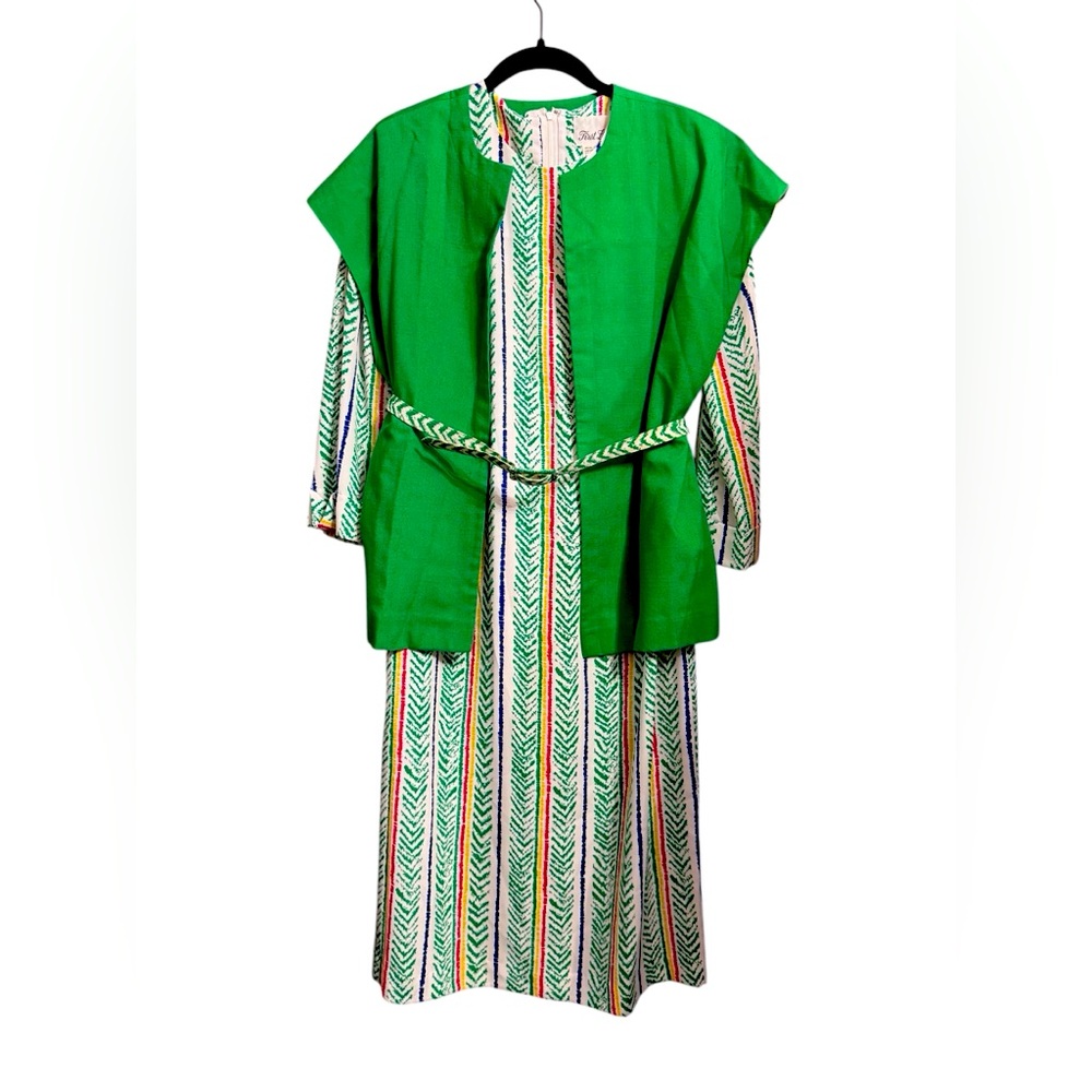 Vintage First Lady Dress, vest, and belt